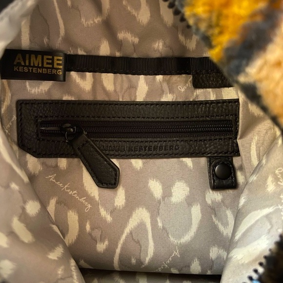 Aimee Kestenberg Tamitha Novelty Mini Backpack Shearling Leopard - Picture 4 of 4